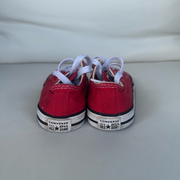 Converse Kids Red Sneakers - Picture 7 of 8